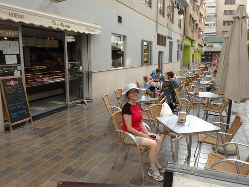 Breakfast with Terry Struck in València, Spain.